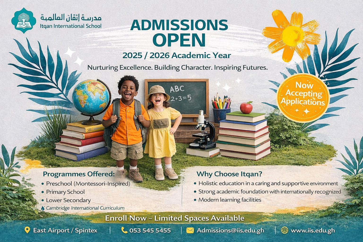 Admissions Still Open! Enroll Now for the 2025/2026 Academic Year